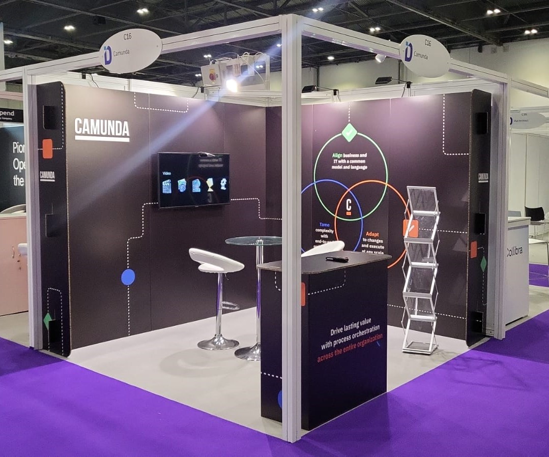 Camunda Digigov 2024 Show Cardboard Exhibition Stand