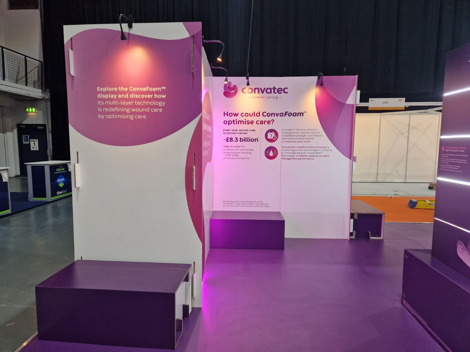 ExCeL London exhibition stand