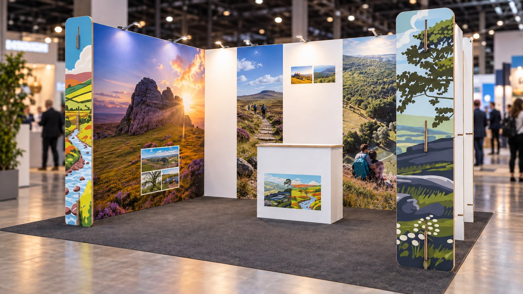 Conception de stands d'exposition durables : comment faire ressortir un stand écologique