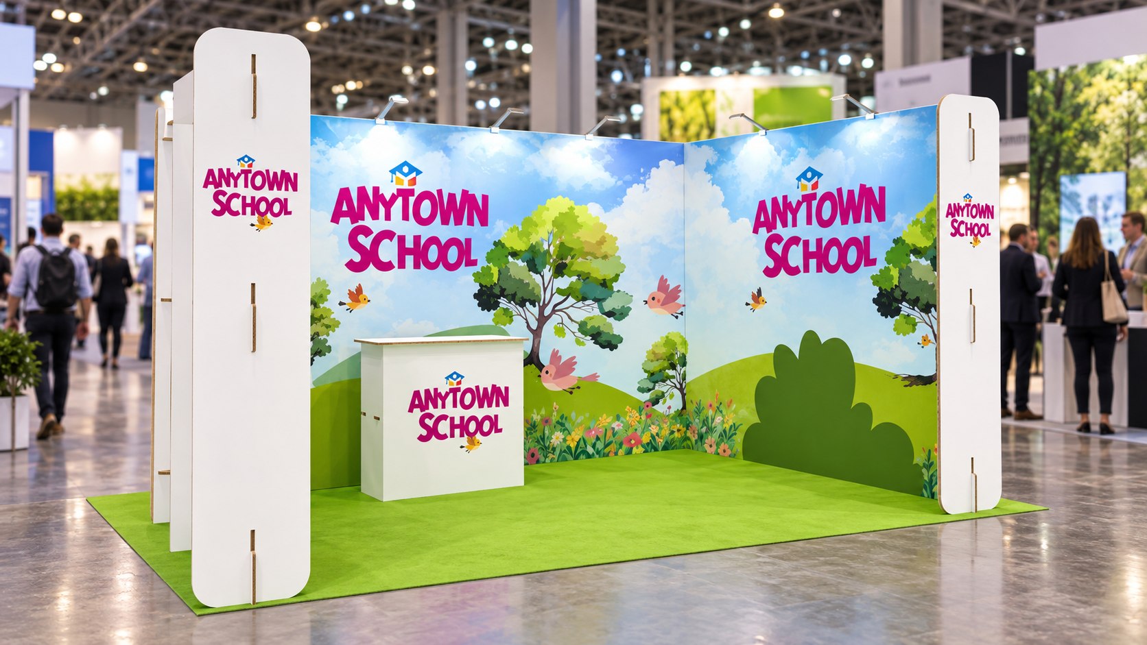 L'Essor des Stands d'Exposition Recyclables : Un Avenir Durable pour les Salons