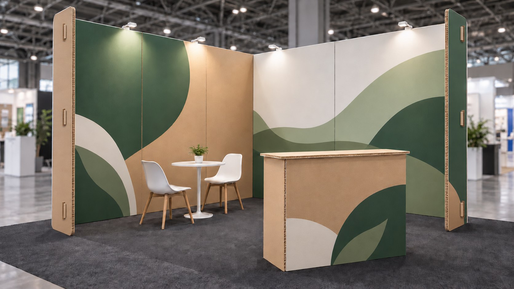 Pourquoi les stands d'exposition recyclables sont l'avenir des salons professionnels
